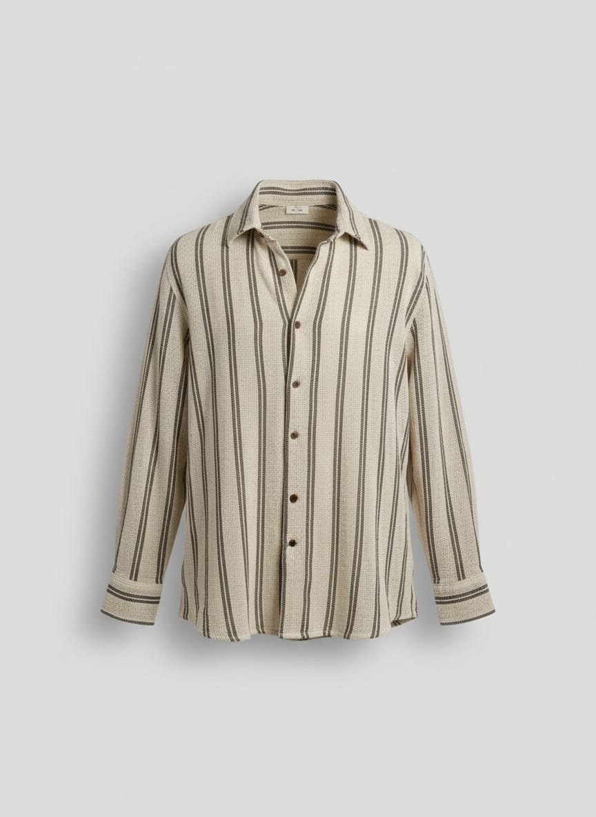 Camisa de rayas verticales